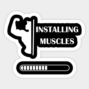 Installing Muscles Sticker